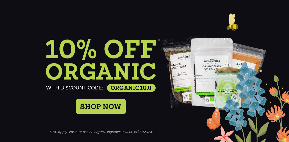 Take 10% OFF Organic ingredients in celebration of Organic September!